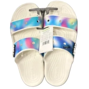 🅽🅴🆆 Classic CROCS Solarized Sandal multicolor unisex 2-strap sandal, men’s 11