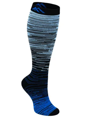 1-Pair Blue Gradient Compression Socks（20-30mmHg） | Actinput