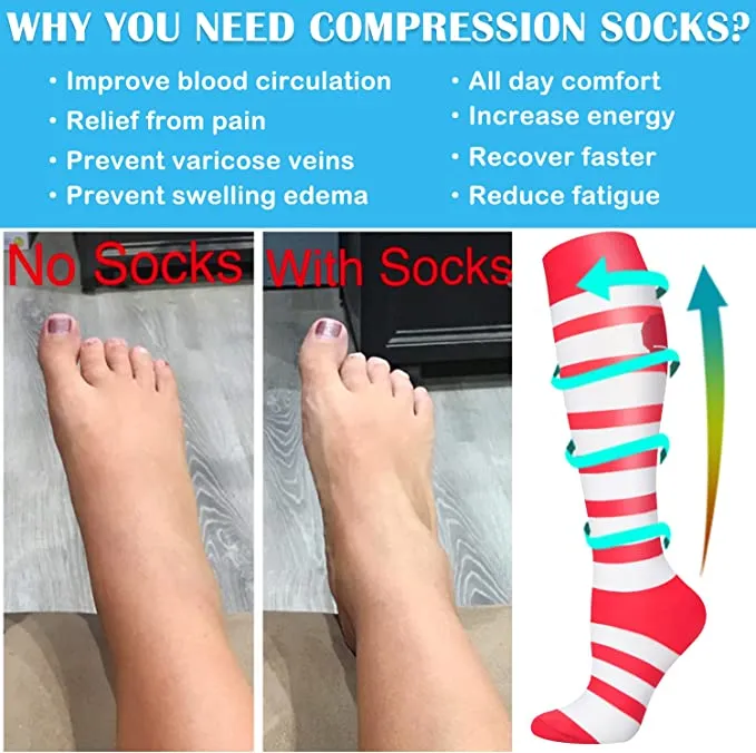 1-Pair Cool Compression Socks ( 20-30MMHG) | Actinput