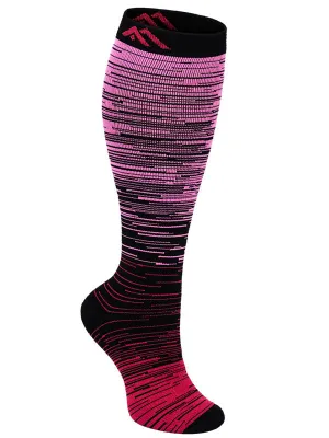 1-Pair Pink Gradient Compression Socks ( 20-30MMHG) | Actinput