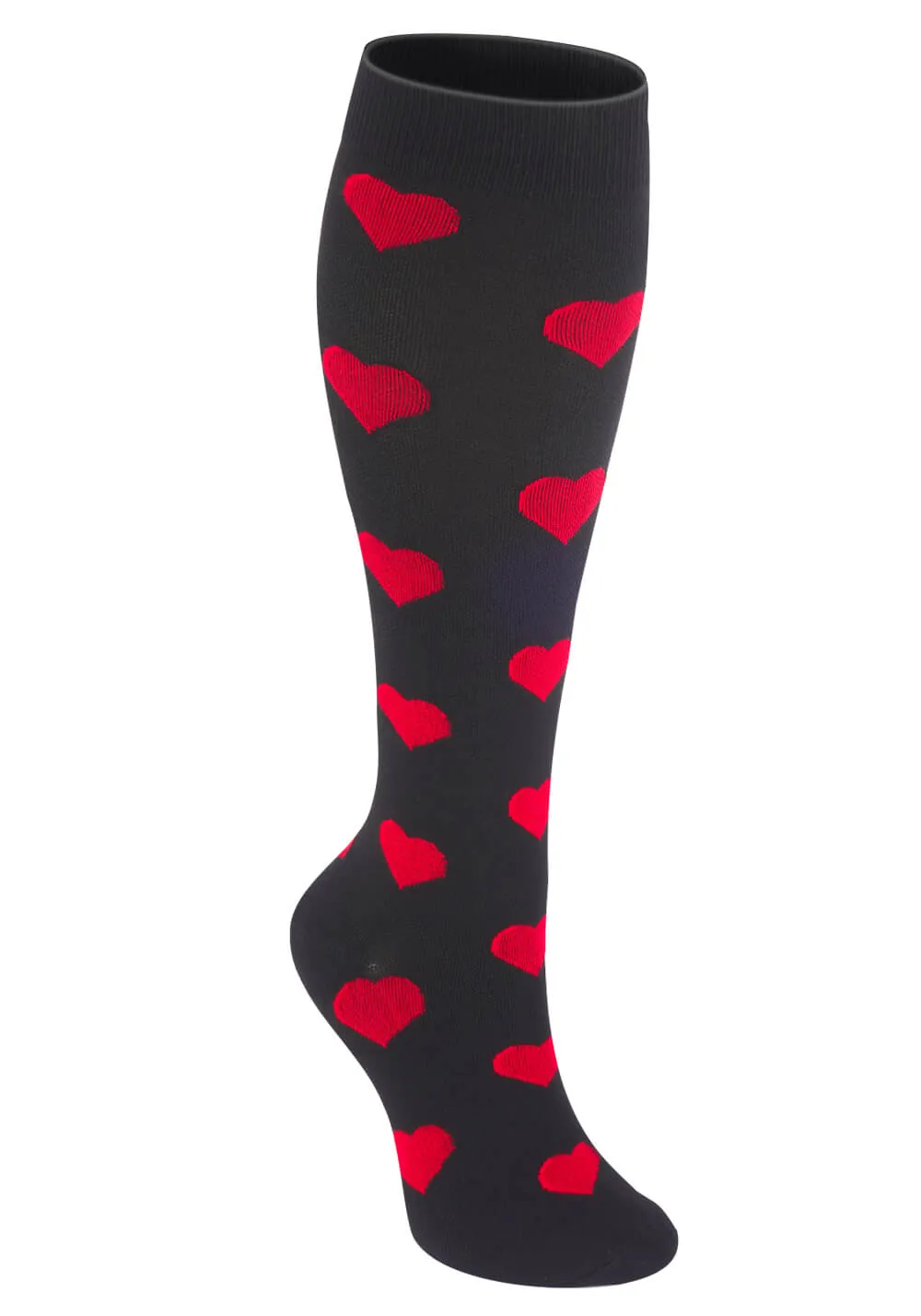 1-Pair Red Heart Compression Socks (20-30mmHg) | Actinput