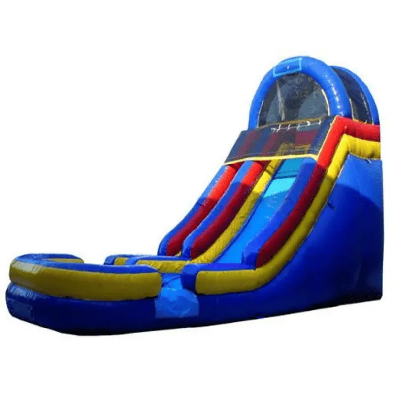18'H Blue Water Slide Wet n Dry