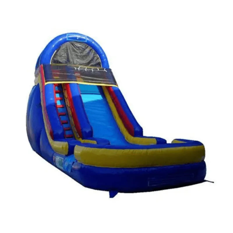 18'H Blue Water Slide Wet n Dry
