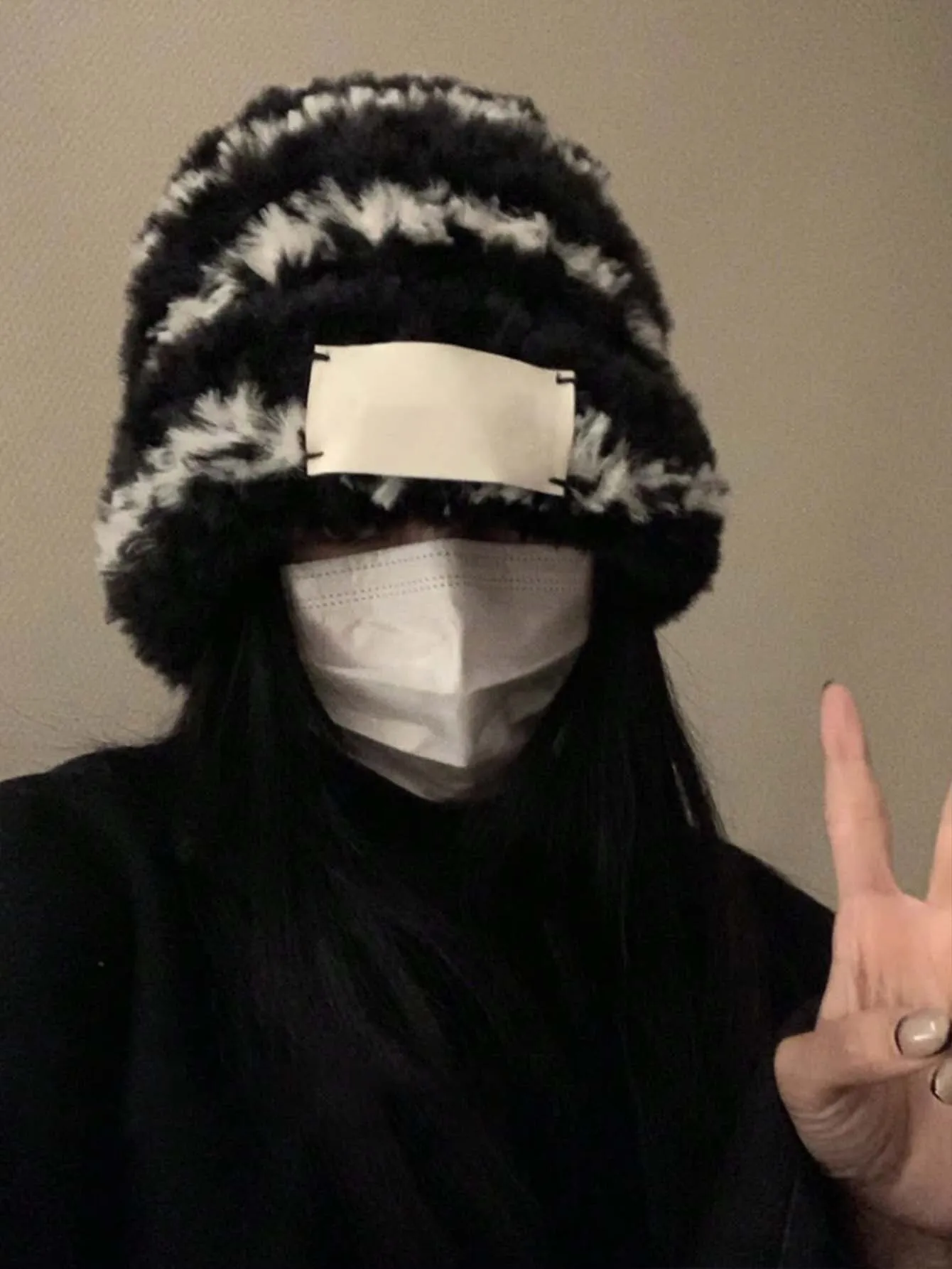1pc Winter Warm Fluffy Knitted Beanie 100% Wool - FD ⚡
