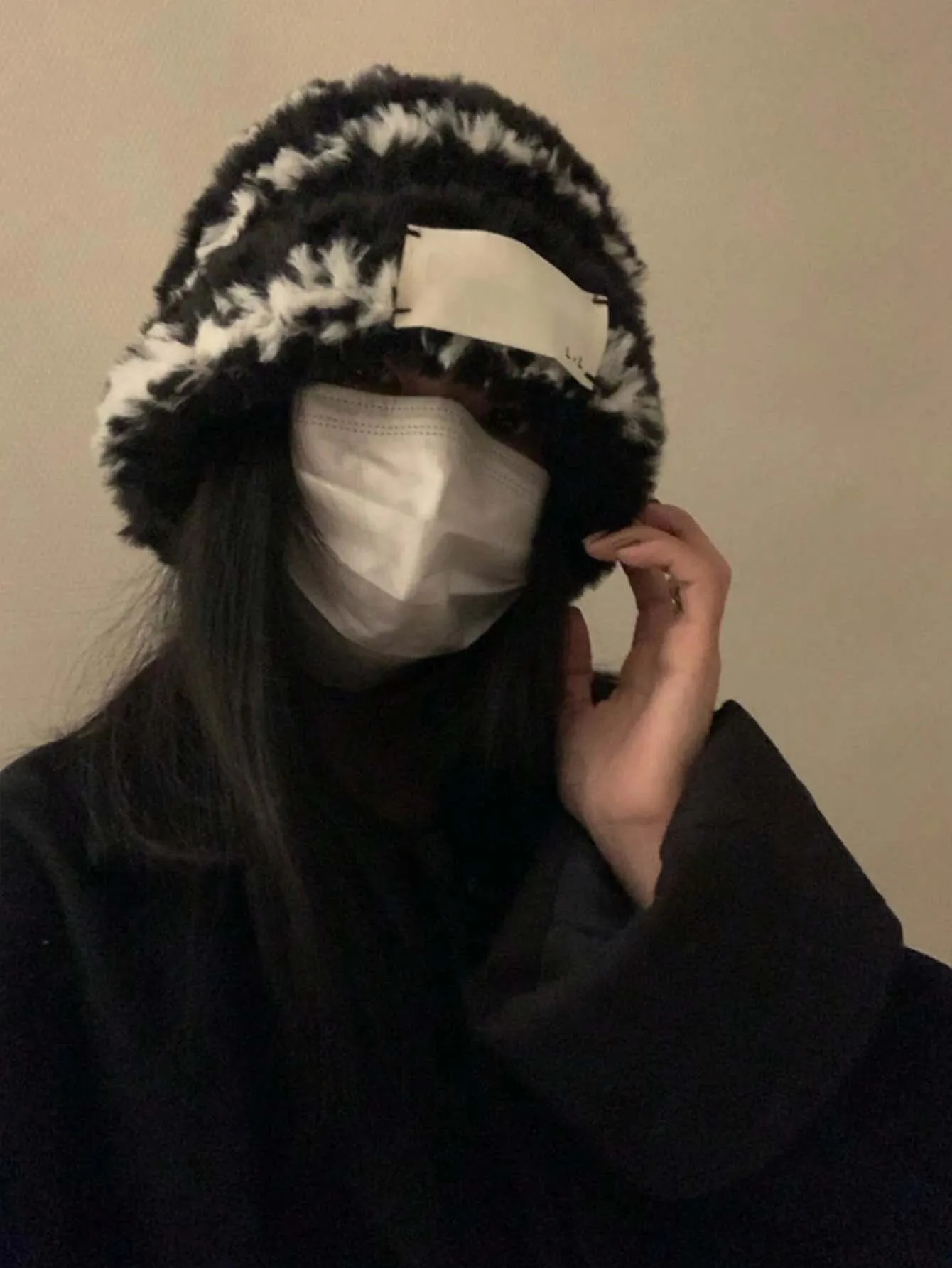 1pc Winter Warm Fluffy Knitted Beanie 100% Wool - FD ⚡