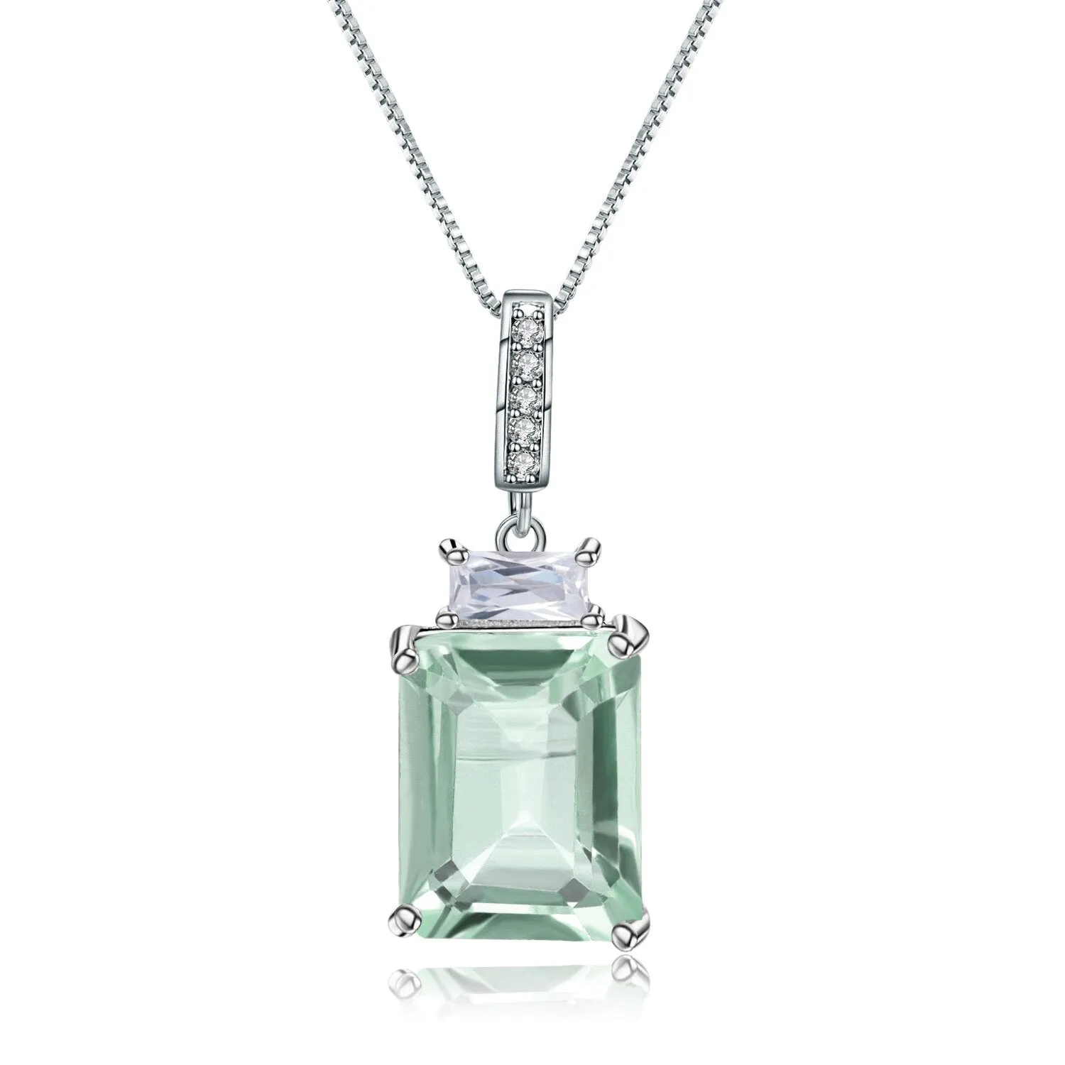 2.94 Ct Natural Moss Agate  Classic Necklace