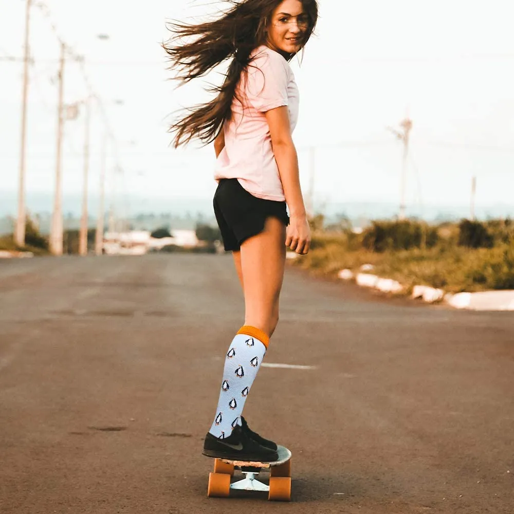6-Pairs Cool Animal Compression Socks for Man and Woman(20-30 mmHG） | ACTINPUT