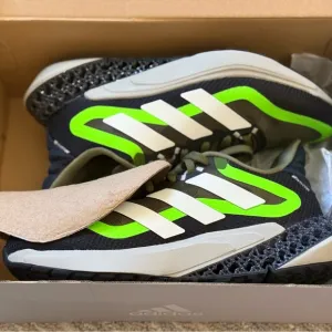 adidas Kids Sneakers Black and Neon Green