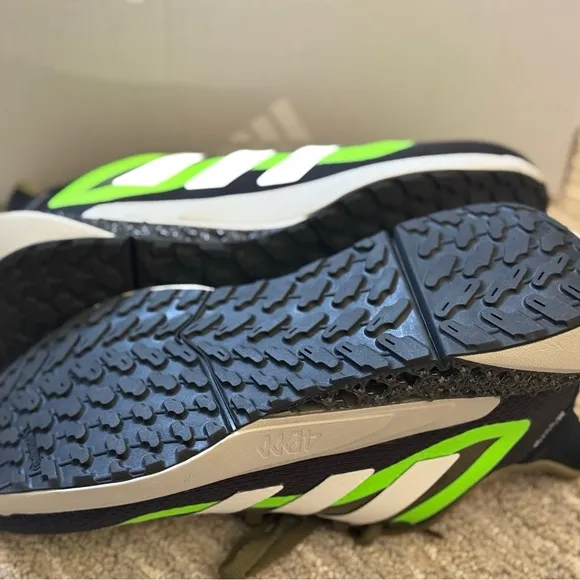 adidas Kids Sneakers Black and Neon Green