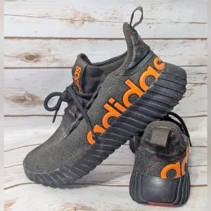 Adidas Men Green and Orange Sneakers