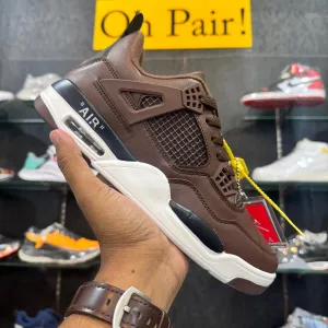 AJ 4 Brown White
