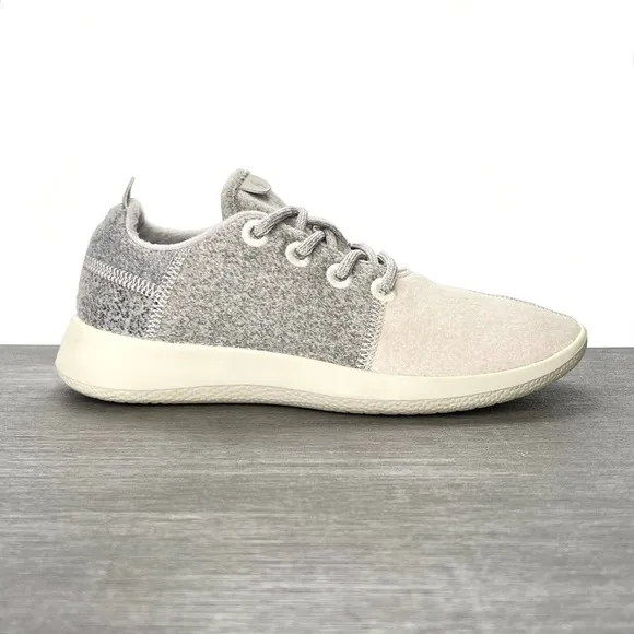 Allbirds Sneakers Wool Runners Black Grey Color Block Women’s Size 7 EUC