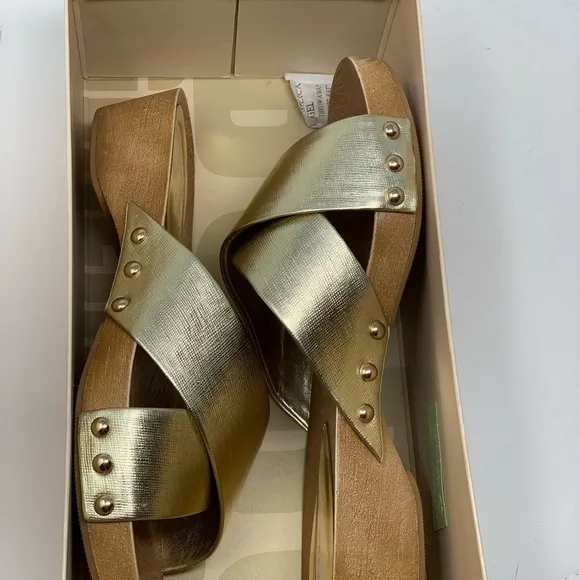 BCBGeneration  Soho Slide Wooden Clog Sandals