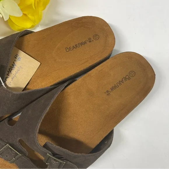 🐾BEARPAW SUEDE SLIDE SANDALS
