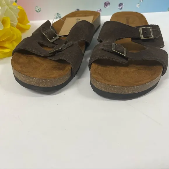 🐾BEARPAW SUEDE SLIDE SANDALS