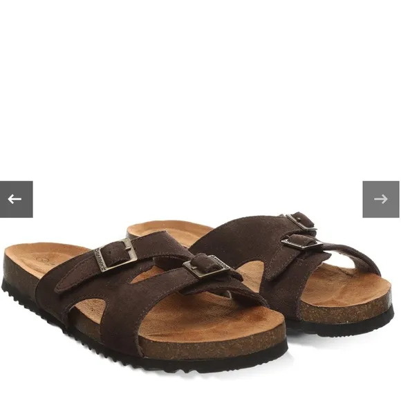 🐾BEARPAW SUEDE SLIDE SANDALS