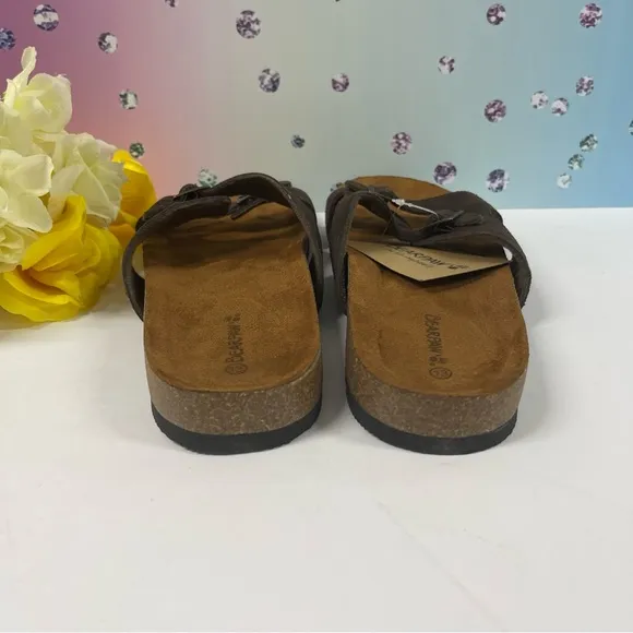🐾BEARPAW SUEDE SLIDE SANDALS