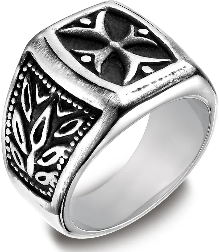 Benchmark Cobaltchrome 9mm Fancy Blackened Comfort-Fit Wedding Band Ring, (Sizes 6 - 14)
