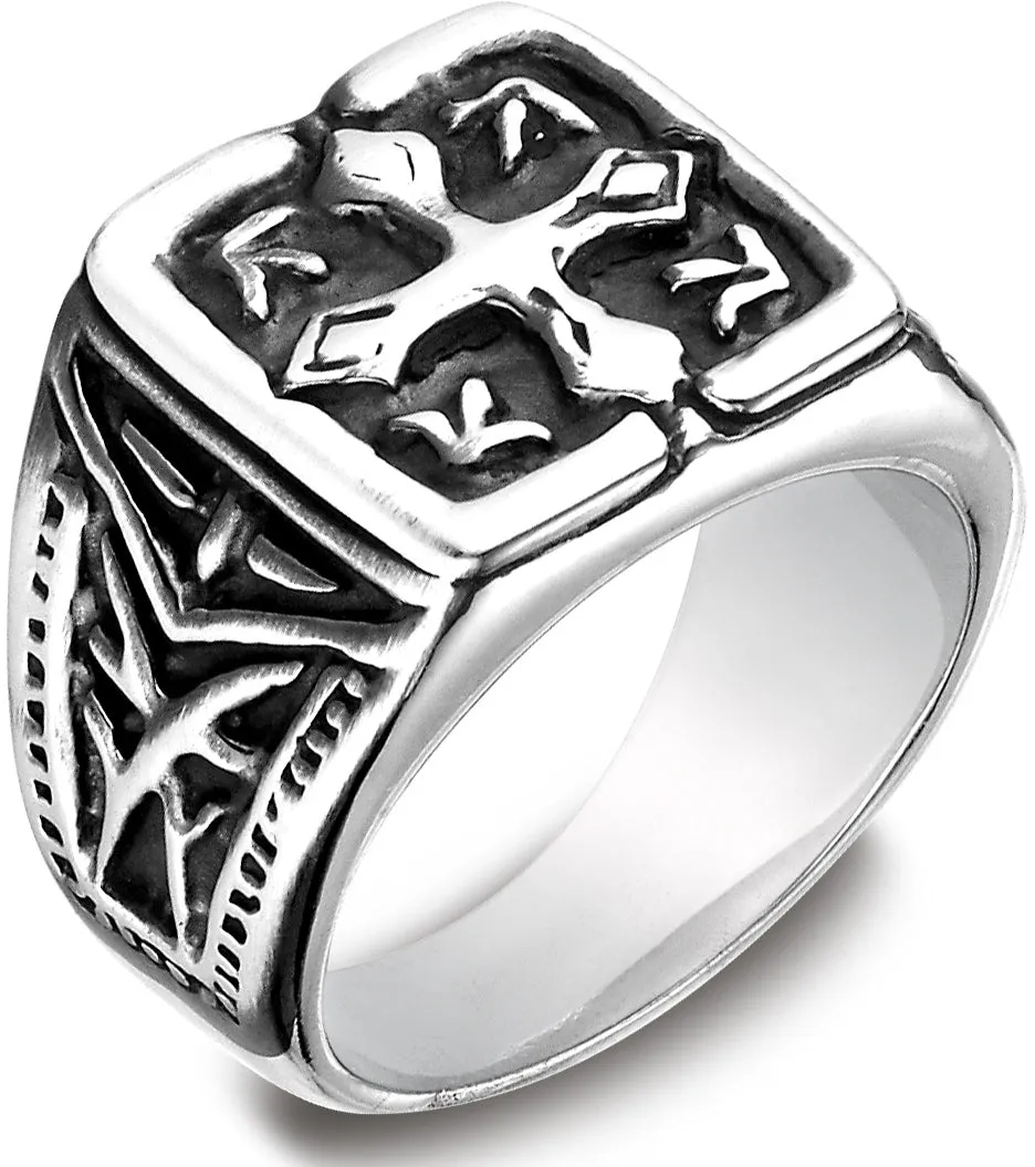 Benchmark Cobaltchrome 9mm Fancy Blackened Comfort-Fit Wedding Band Ring, (Sizes 6 - 14)
