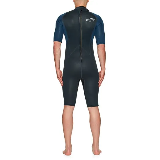 Billabong 22 Mens Intruder Back Zip Shortie Wetsuit
