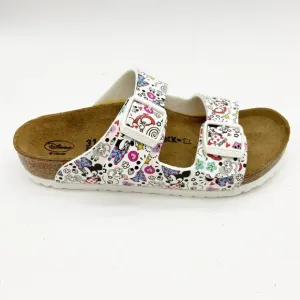 Birkenstock Arizona Kids Lovely Minnie White Slide Sandals US 13 Narrow Fit