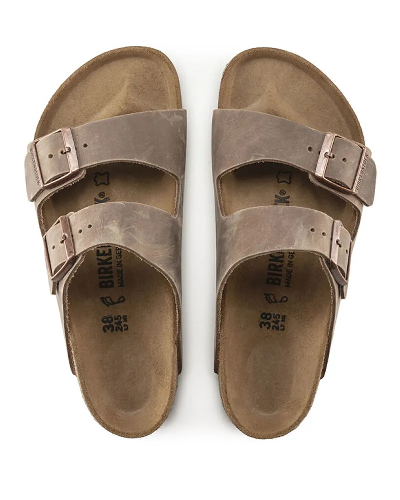 Birkenstock Arizona Natural Leather N U Oiled Unisex Sandals