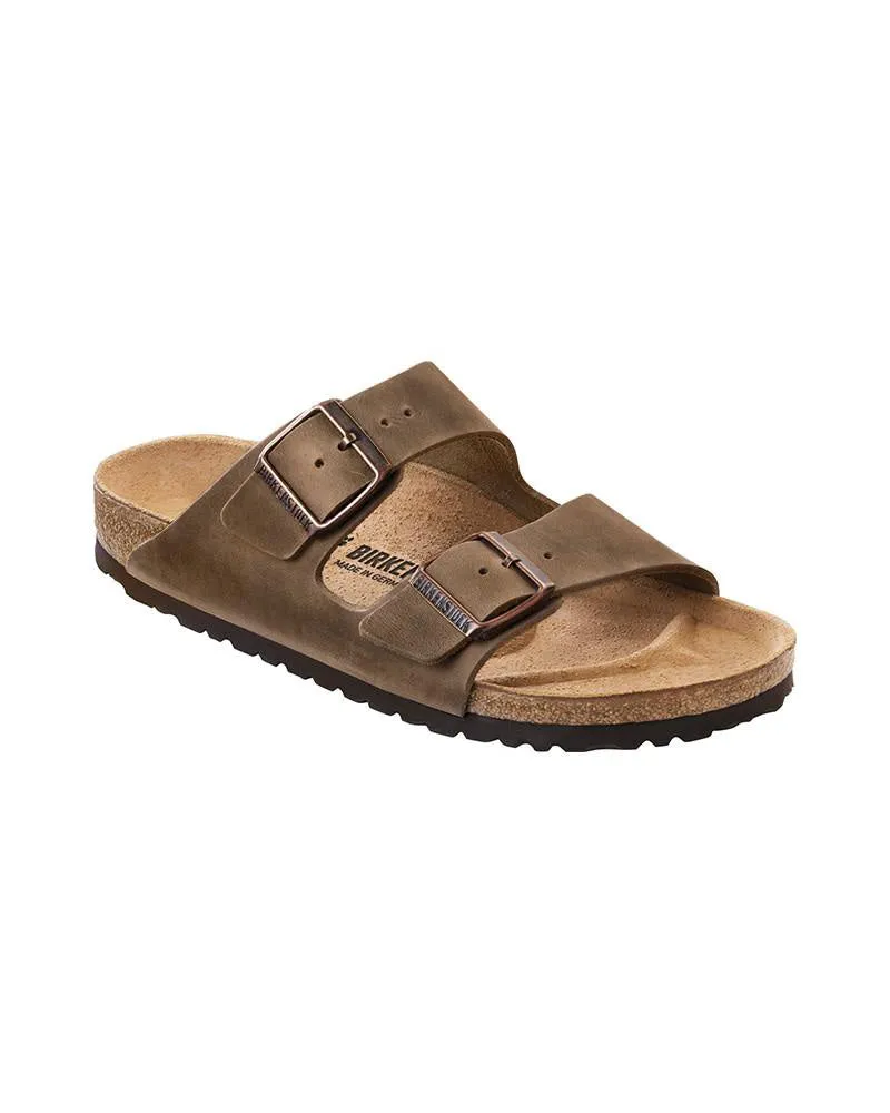 Birkenstock Arizona Natural Leather N U Oiled Unisex Sandals