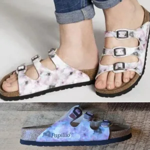 Birkenstock Papillio Florida Soft Footbed Sandals Pixel Rose