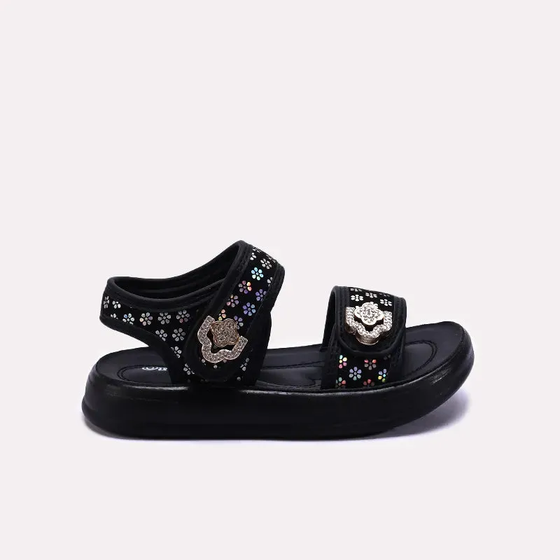 Black Fancy Sandal 0721031