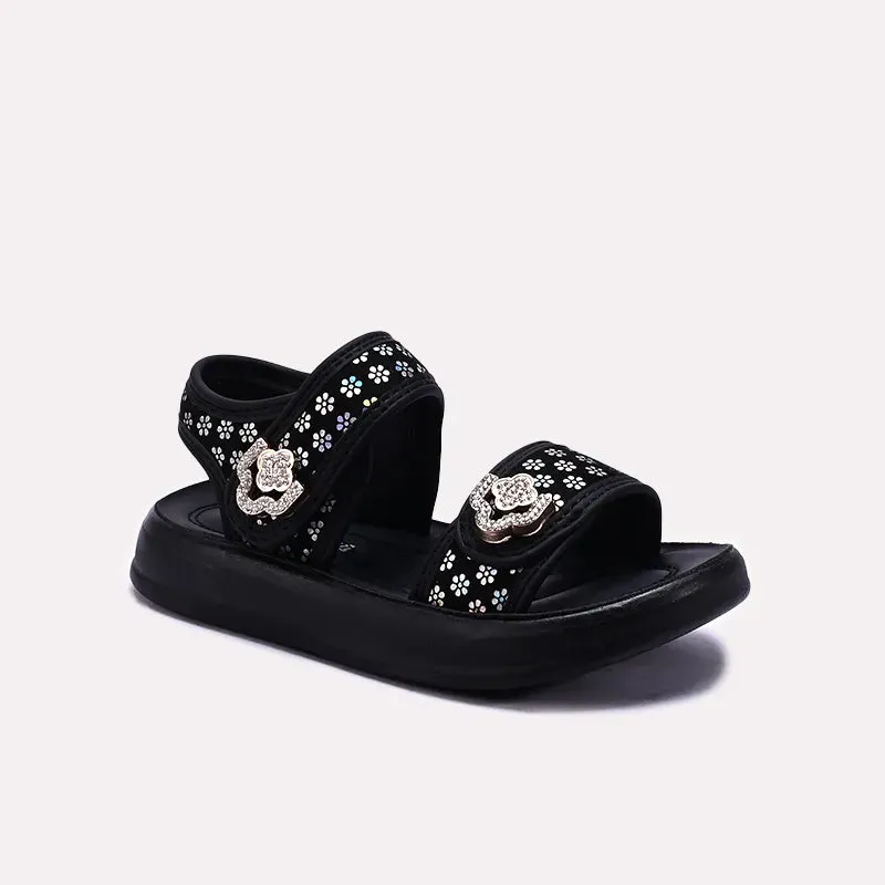 Black Fancy Sandal 0721031