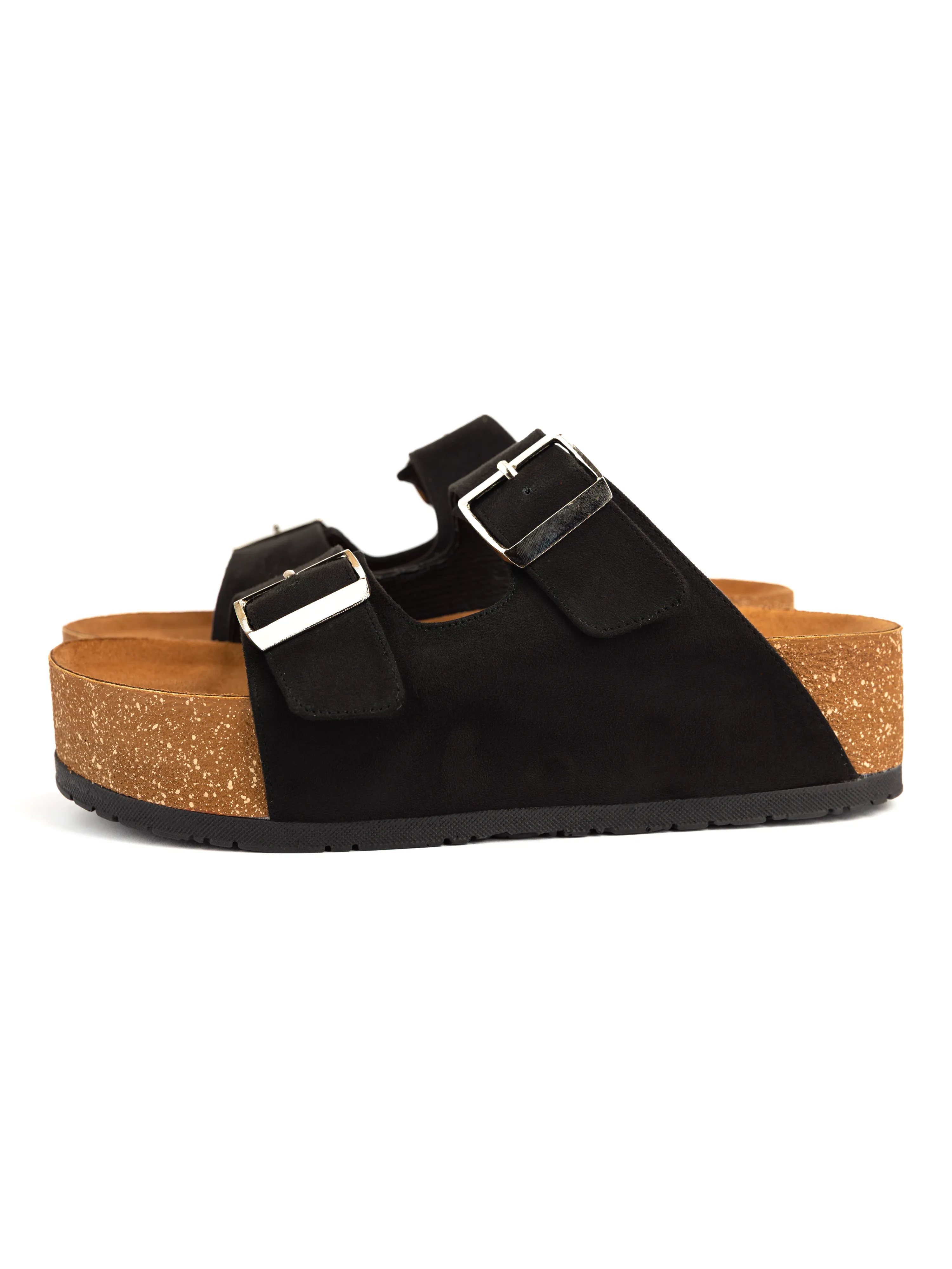Black High Double Buckle