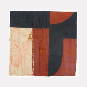 Black on Buff and Rust III