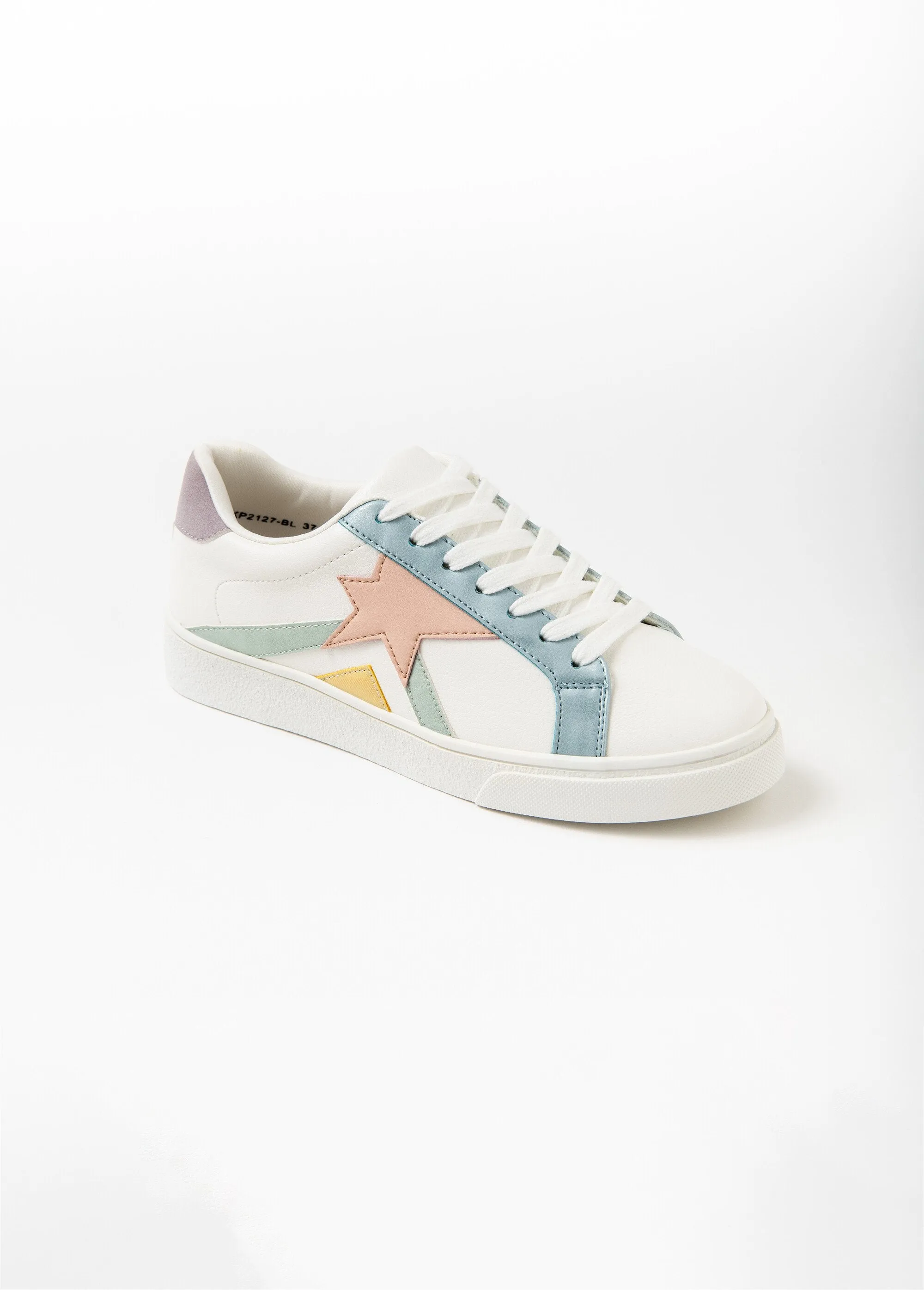 Blancet pastel lace-up sneakers