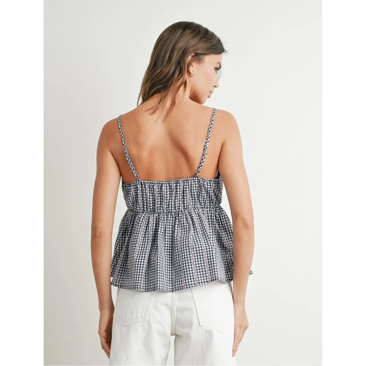 Bluebell Picnic Peplum Top
