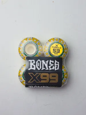 Bones Wheels - x Formula V1 Standard 99a 53 Mm - Pushing Up Daisies - Skateboard Wheels