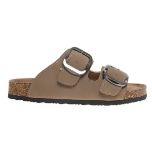 Bork Double Buckle Slide on Sandal