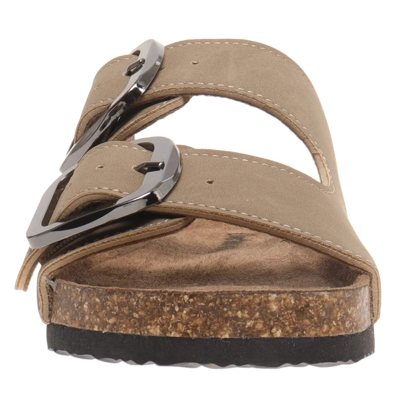 Bork Double Buckle Slide on Sandal
