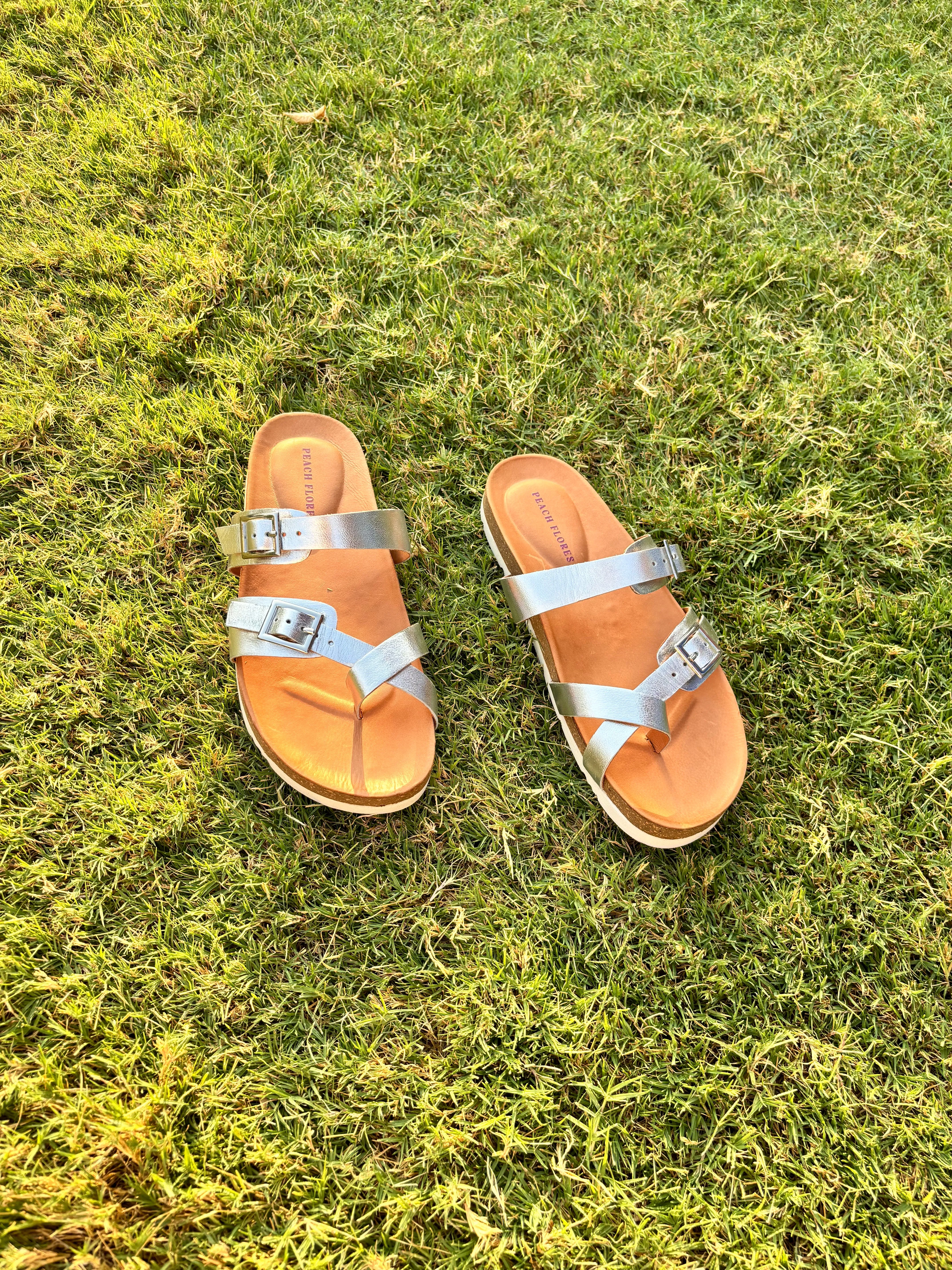 Brescia Leather Slides