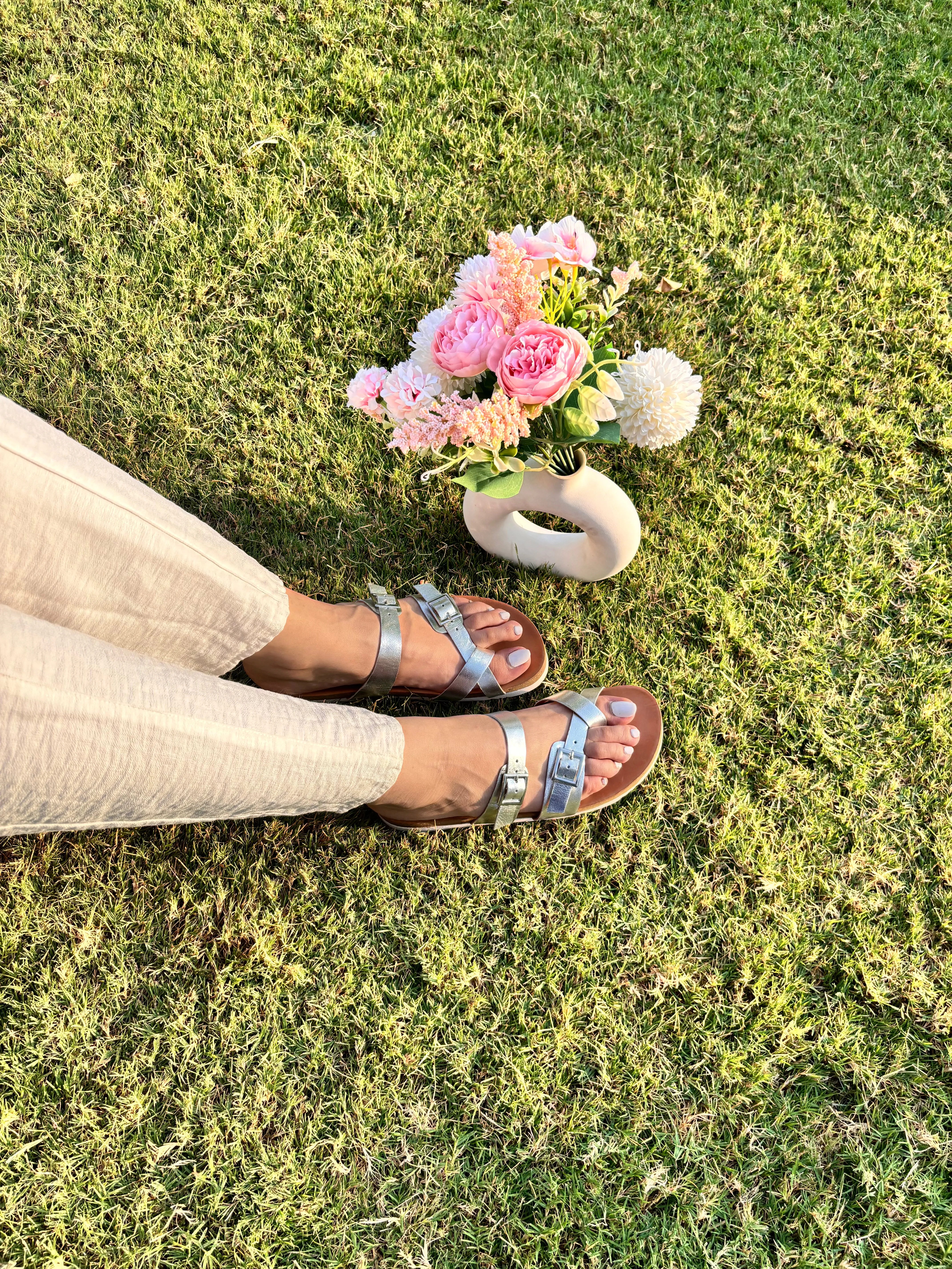 Brescia Leather Slides