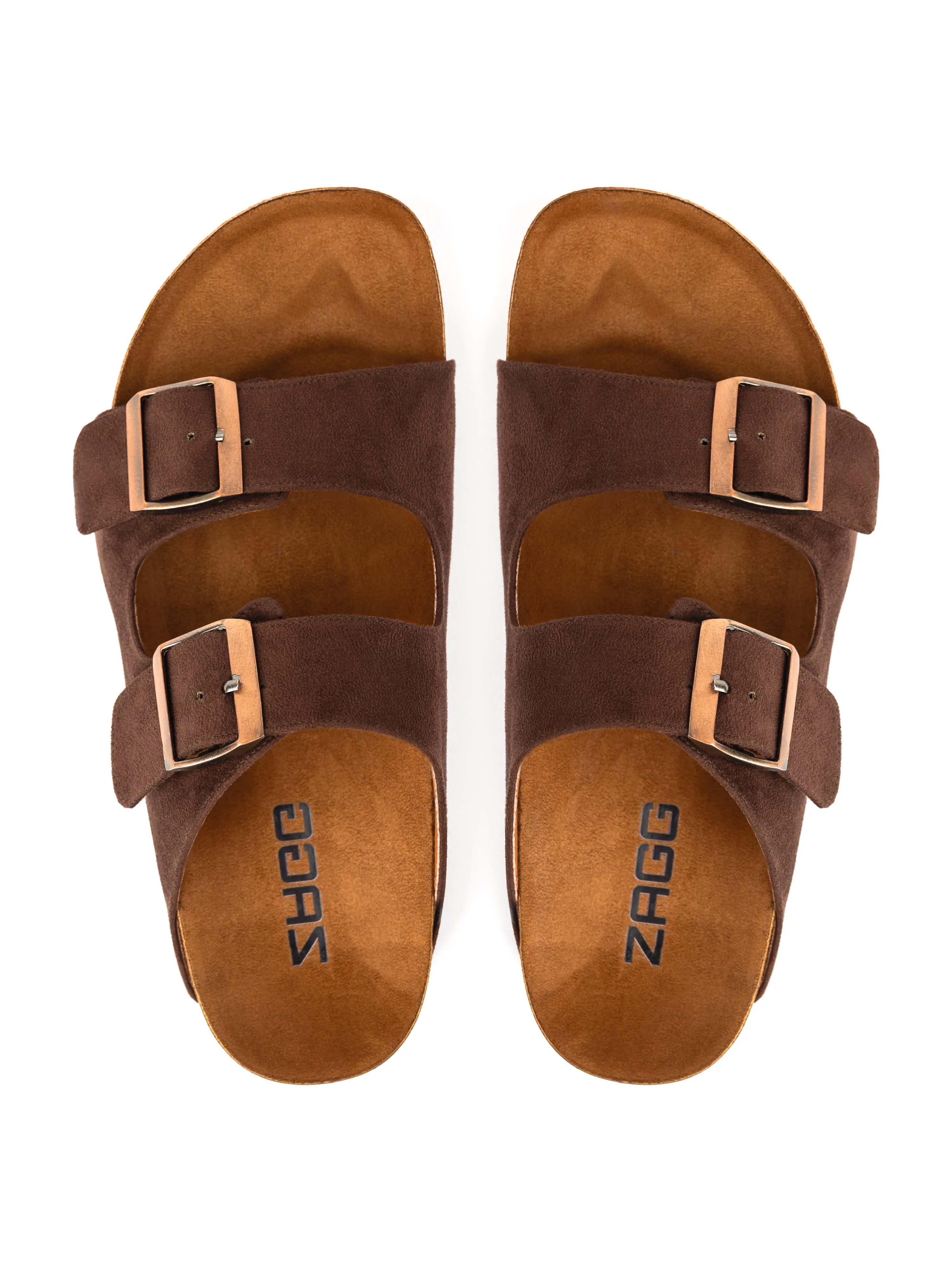 Brown High Double Buckle