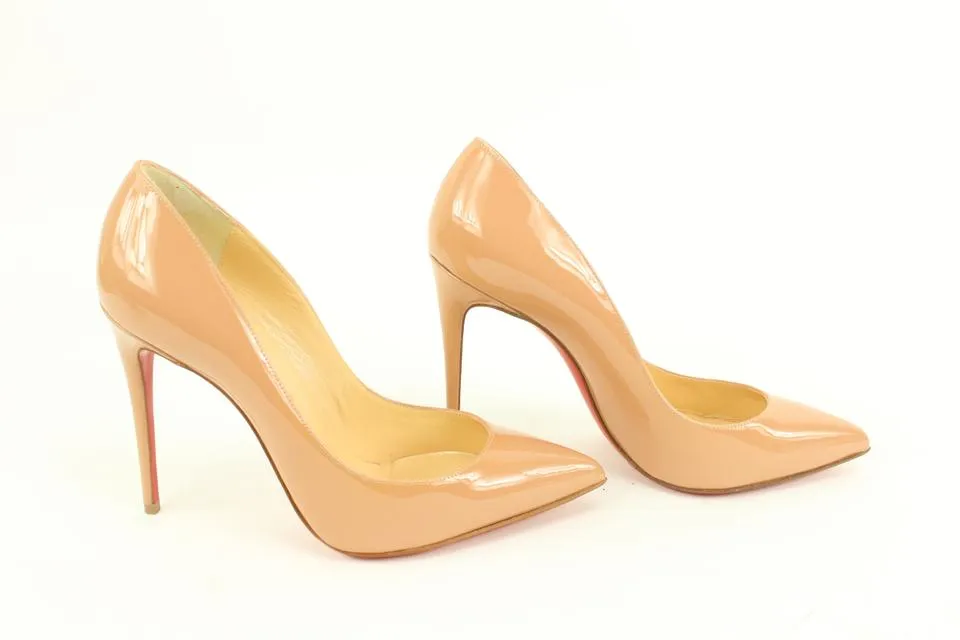 Christian Louboutin Size 36.5 Nude Pigalle Follies Heels 79cl317s