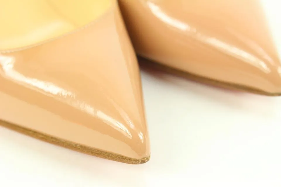 Christian Louboutin Size 36.5 Nude Pigalle Follies Heels 79cl317s