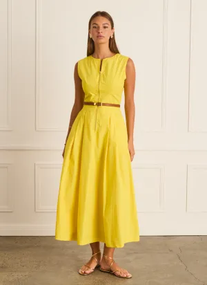 Citron Zip Up Dress