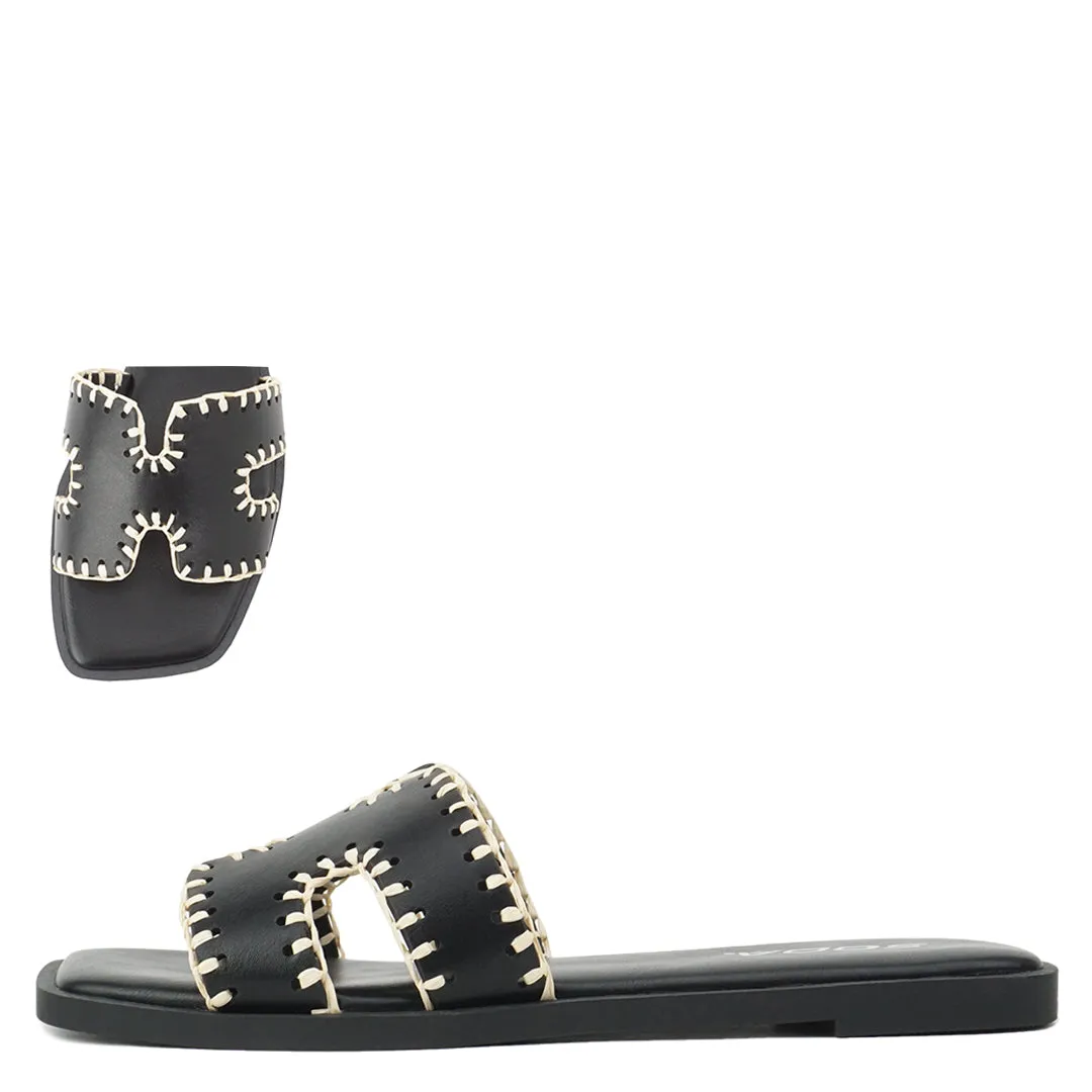 Classic Sandal With Stitching detail