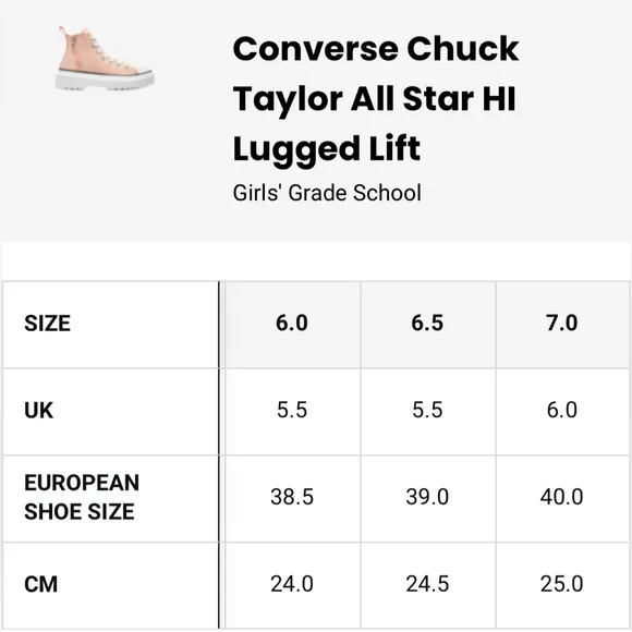 Converse Chuck Taylor All Star HI Lugged Lift