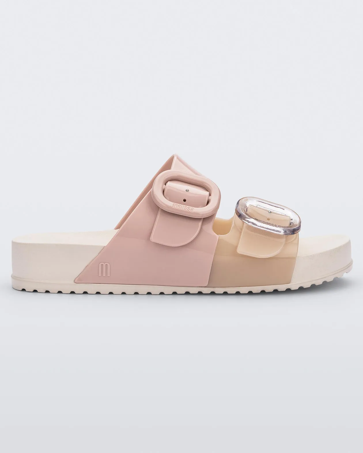 Cozy Beige/Pink Slides