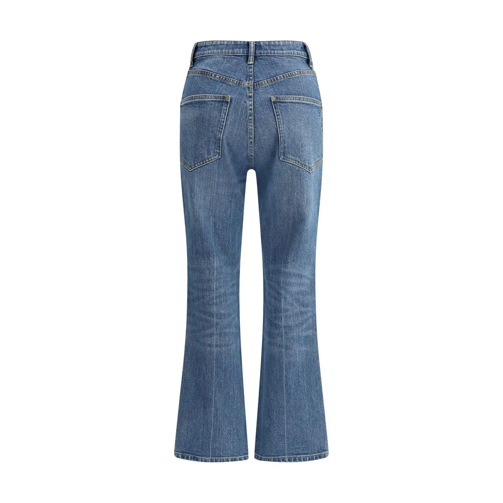 Cropped flare Jeans
