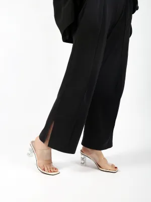 Crystal Heel Apricot Slide