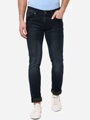 Dark Blue Washed Slim Fit Jeans | JadeBlue