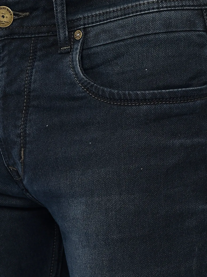 Dark Blue Washed Slim Fit Jeans | JadeBlue